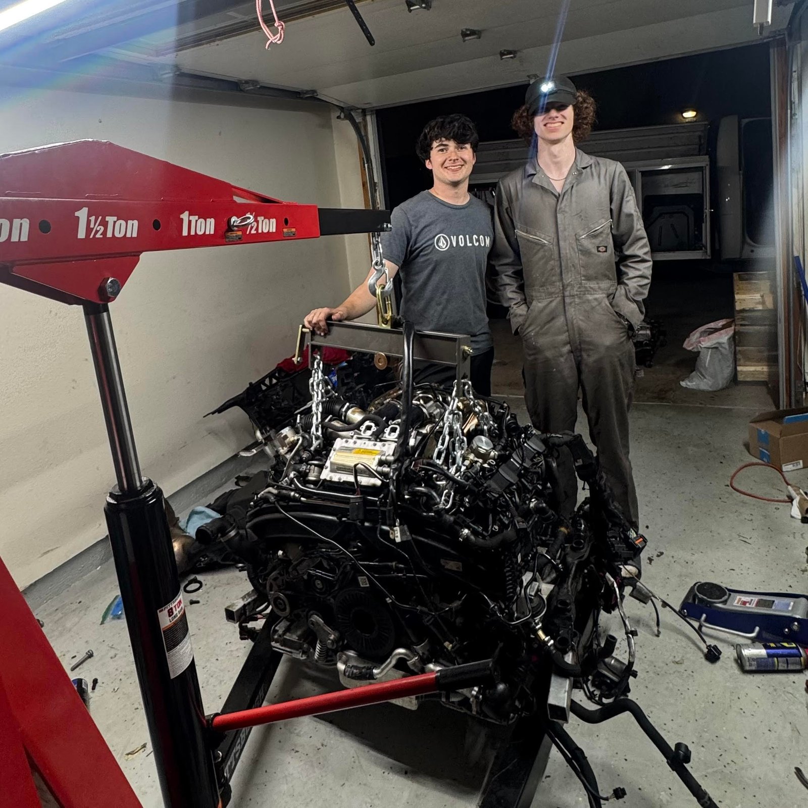 Pinnatec Auto founders in the workshop